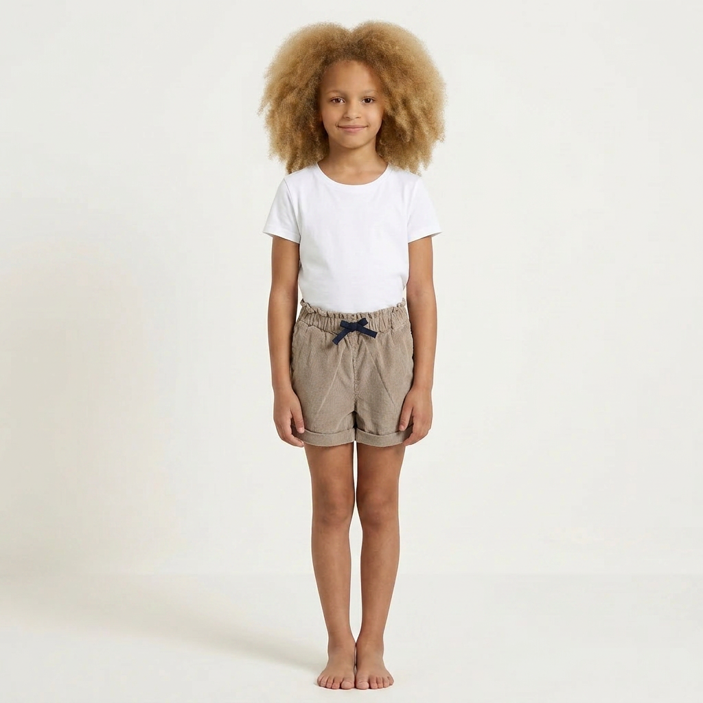 PETIT BATEAU - SHORT - BEIGE - 10 ANS
