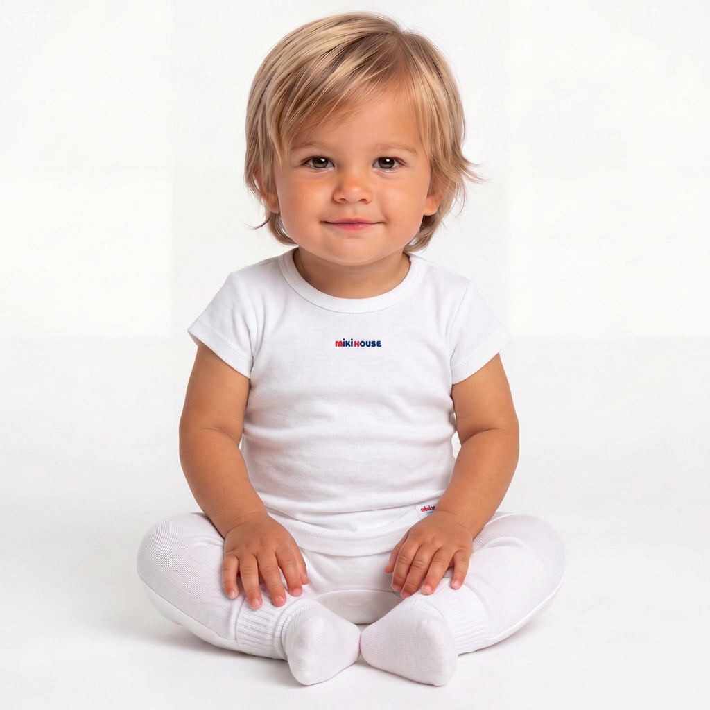 MIKI HOUSE - T shirt blanc - 12/18 mois