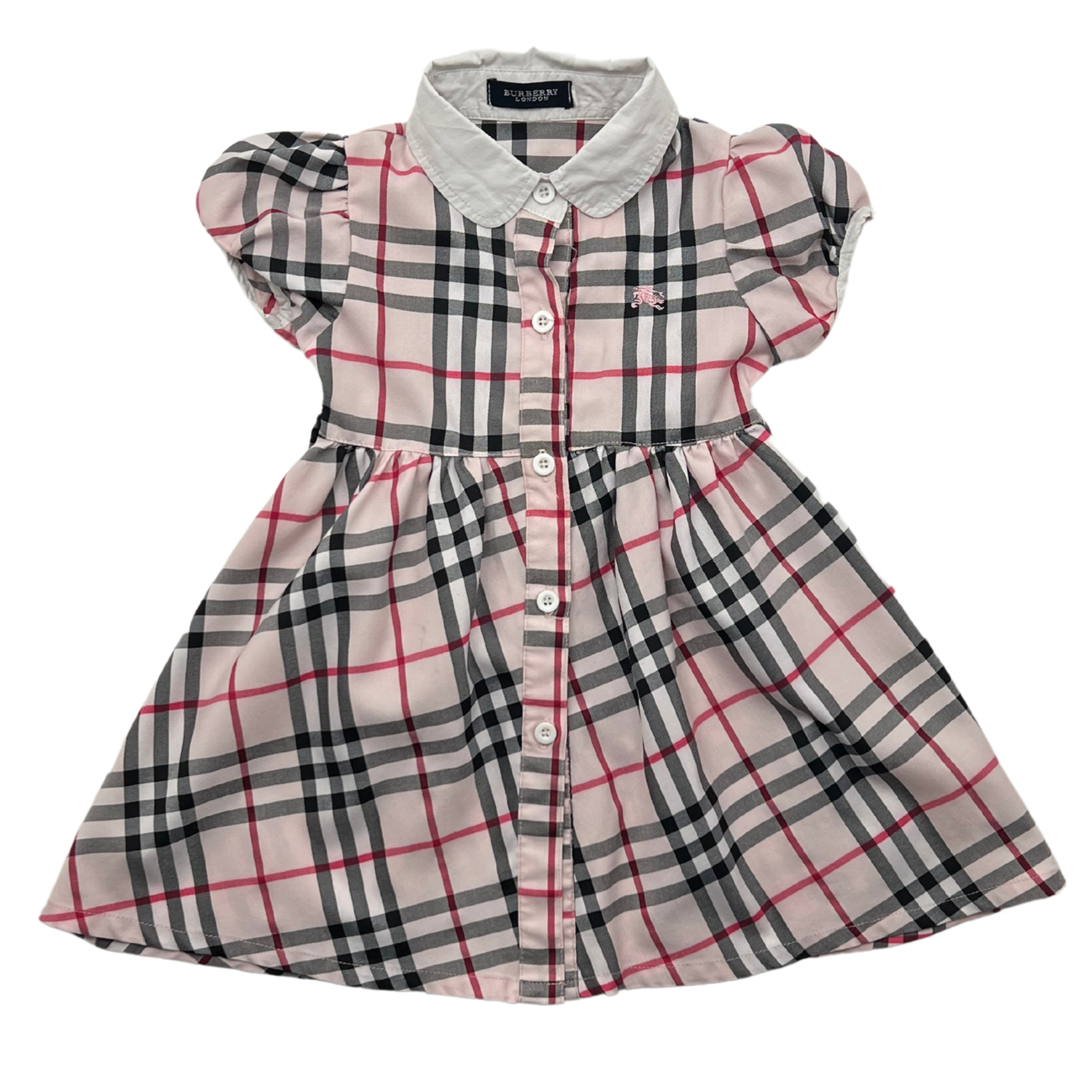 BURBERRY - Checked dress - 2/4 years