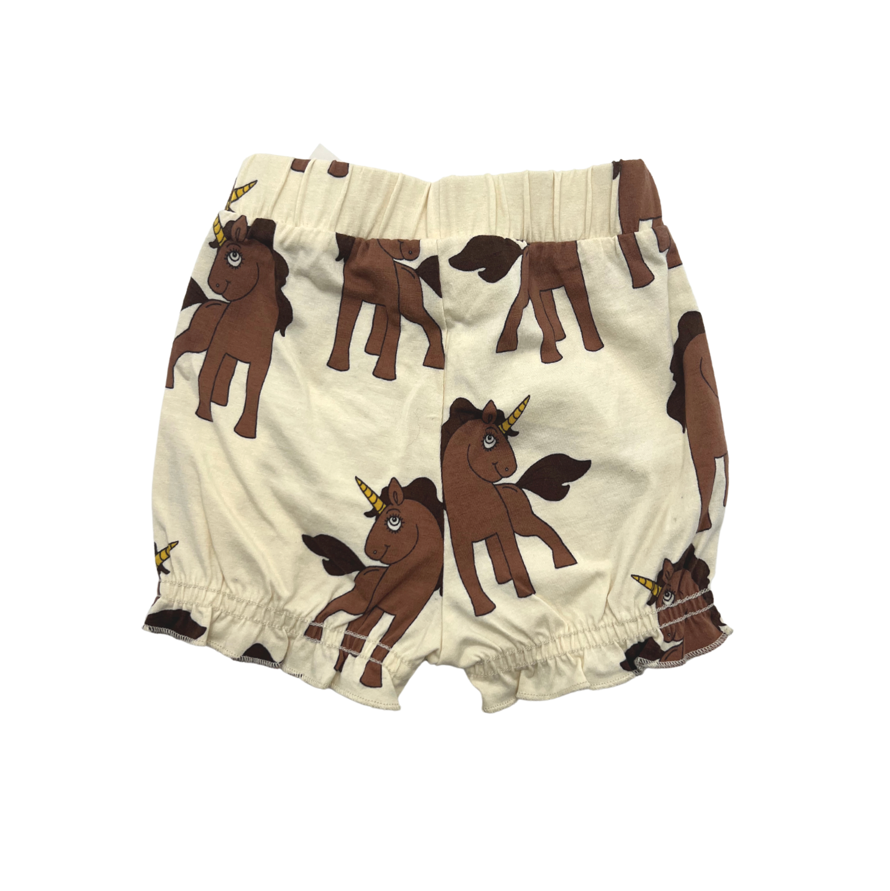 MINI RODINI - Unicorn shorts - 3/6 months