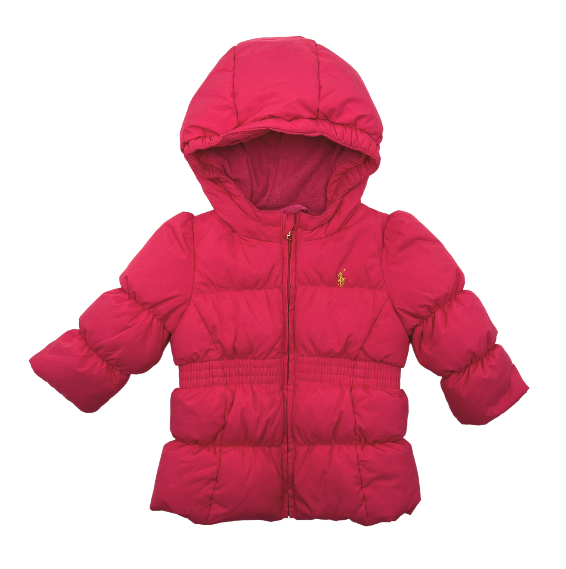 RALPH LAUREN - Pink puffer jacket - 12 months