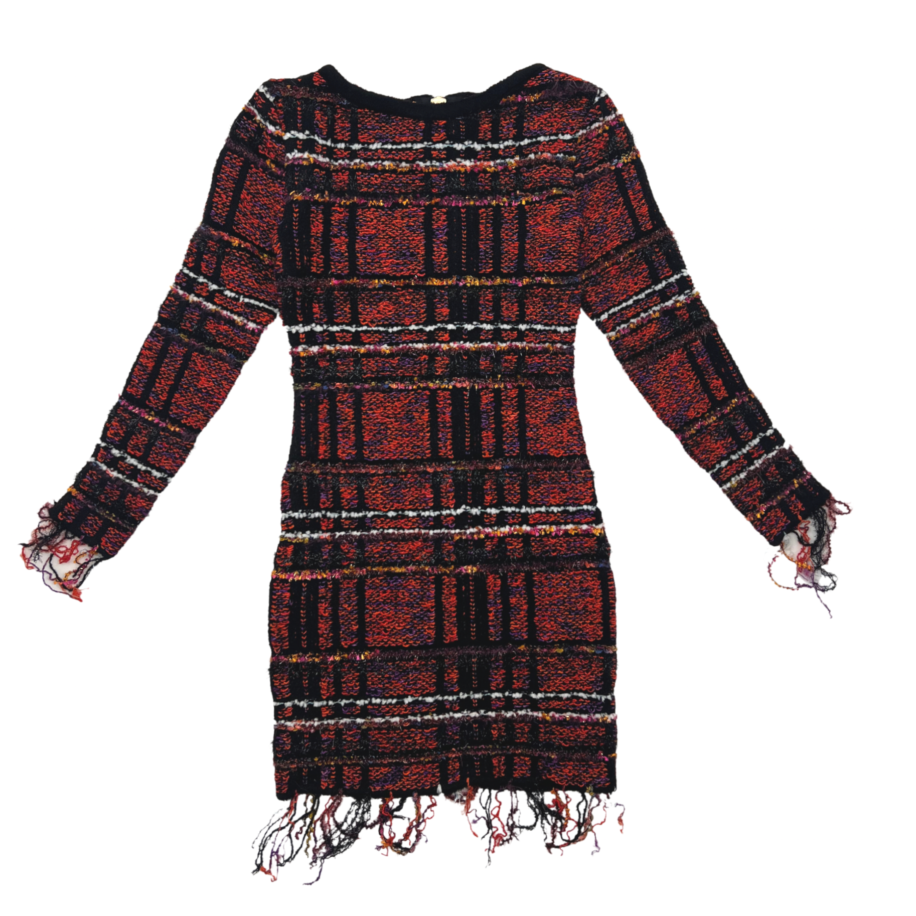 Balmain - Tweedkleid mit Fransen - 6 Jahre alt