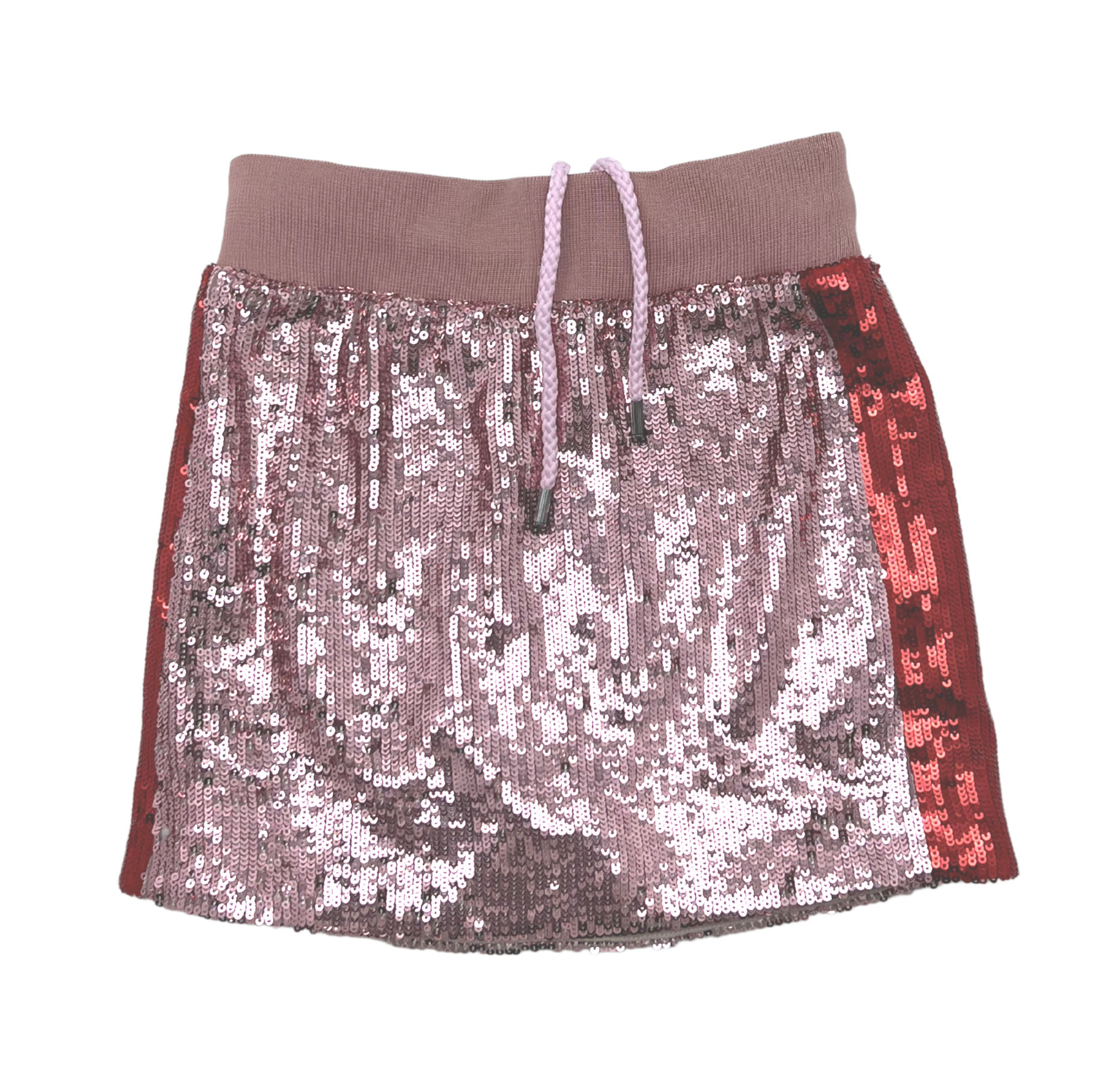 ALBERTA FERRETTI - Pink &amp; red sequined skirt - 8 years old
