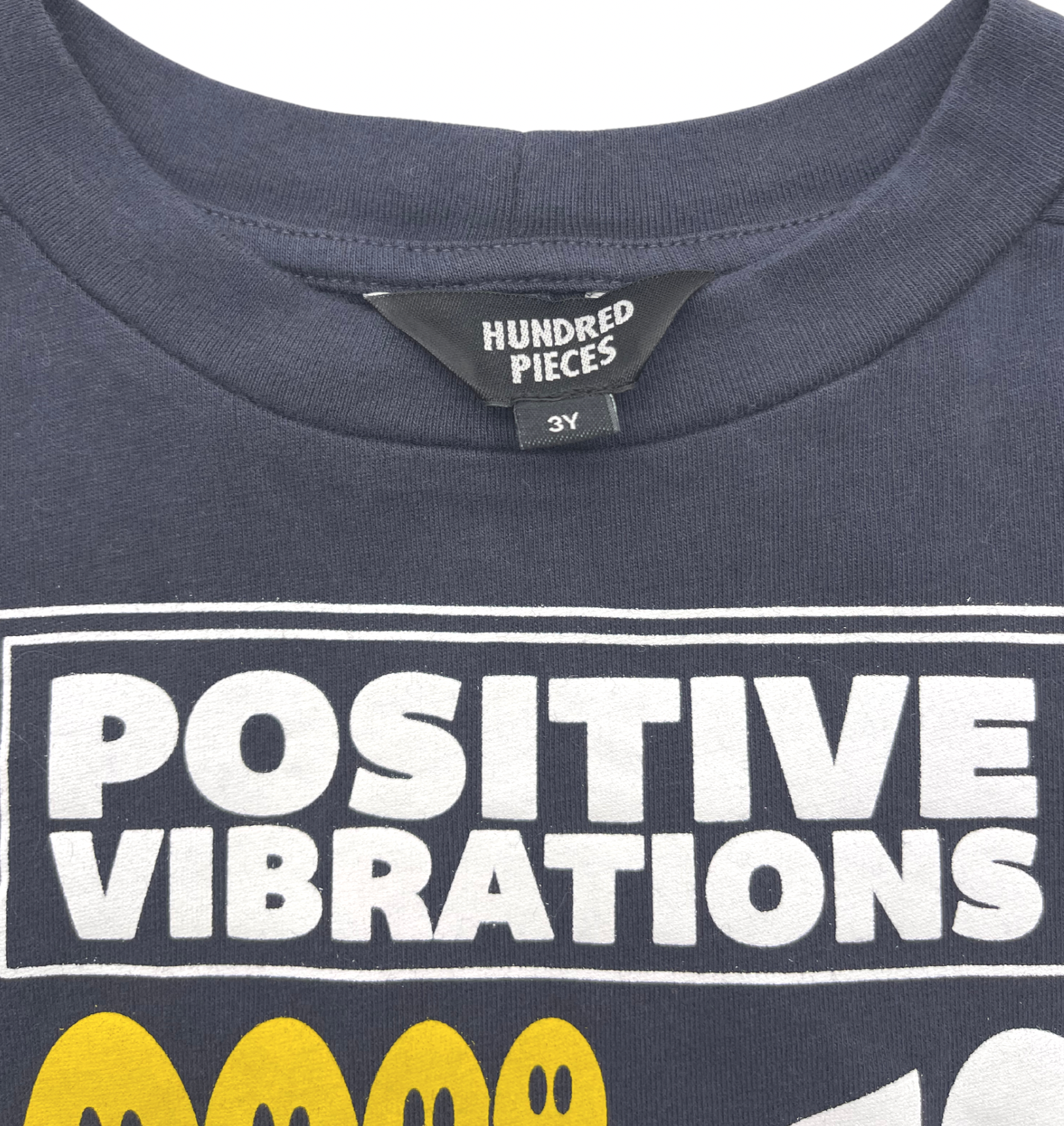 HUNDRED PIECES - T-shirt "positive vibrations" - 3 ans