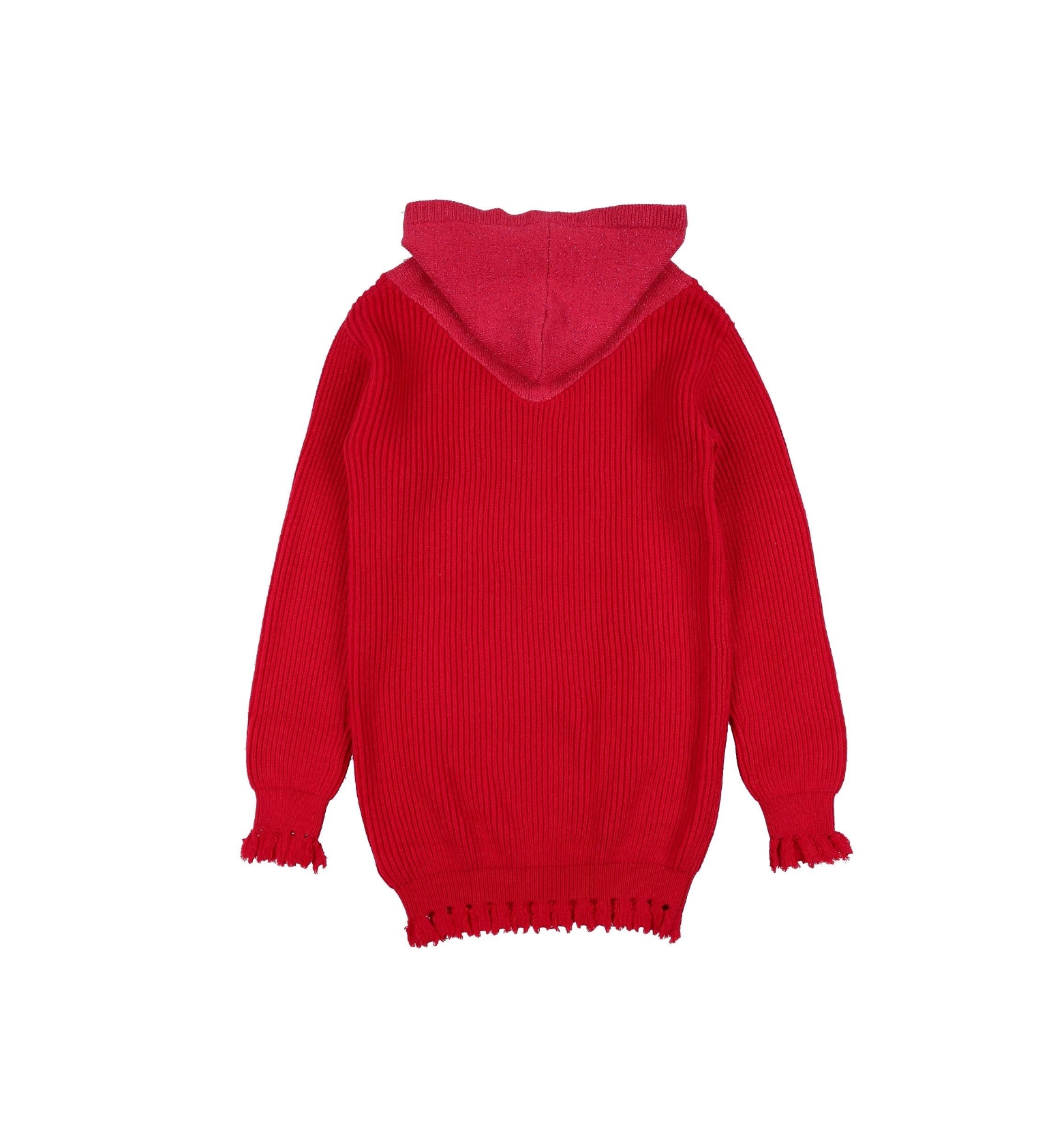 FUN & FUN - Robe pull rouge - 8 ans