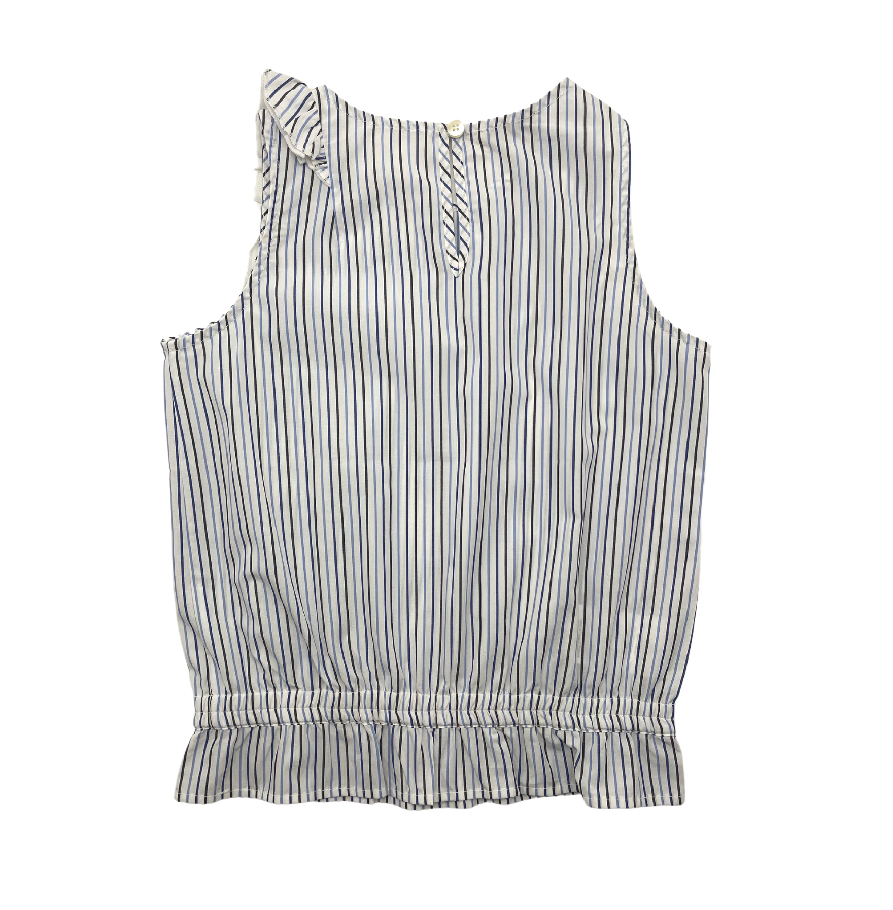 PINKO UP - Sky blue striped blouse without matting - 8 years (S)