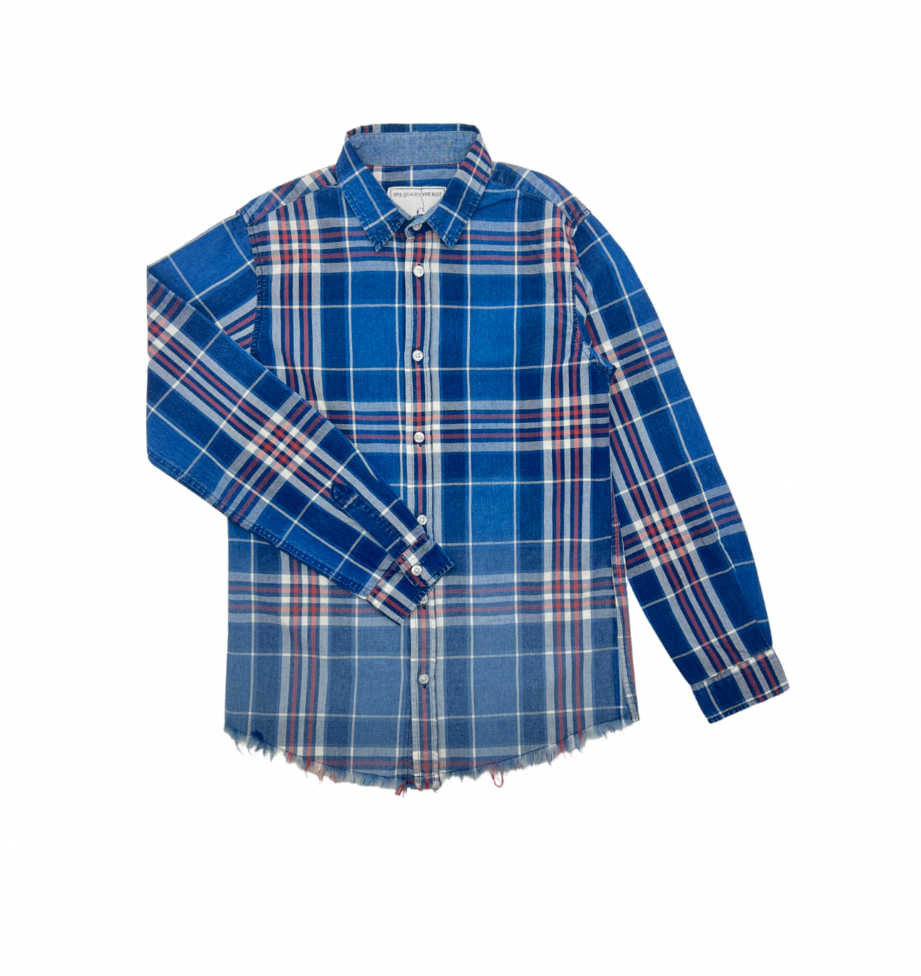 WHITE SAND - Faded checked shirt - 10 years
