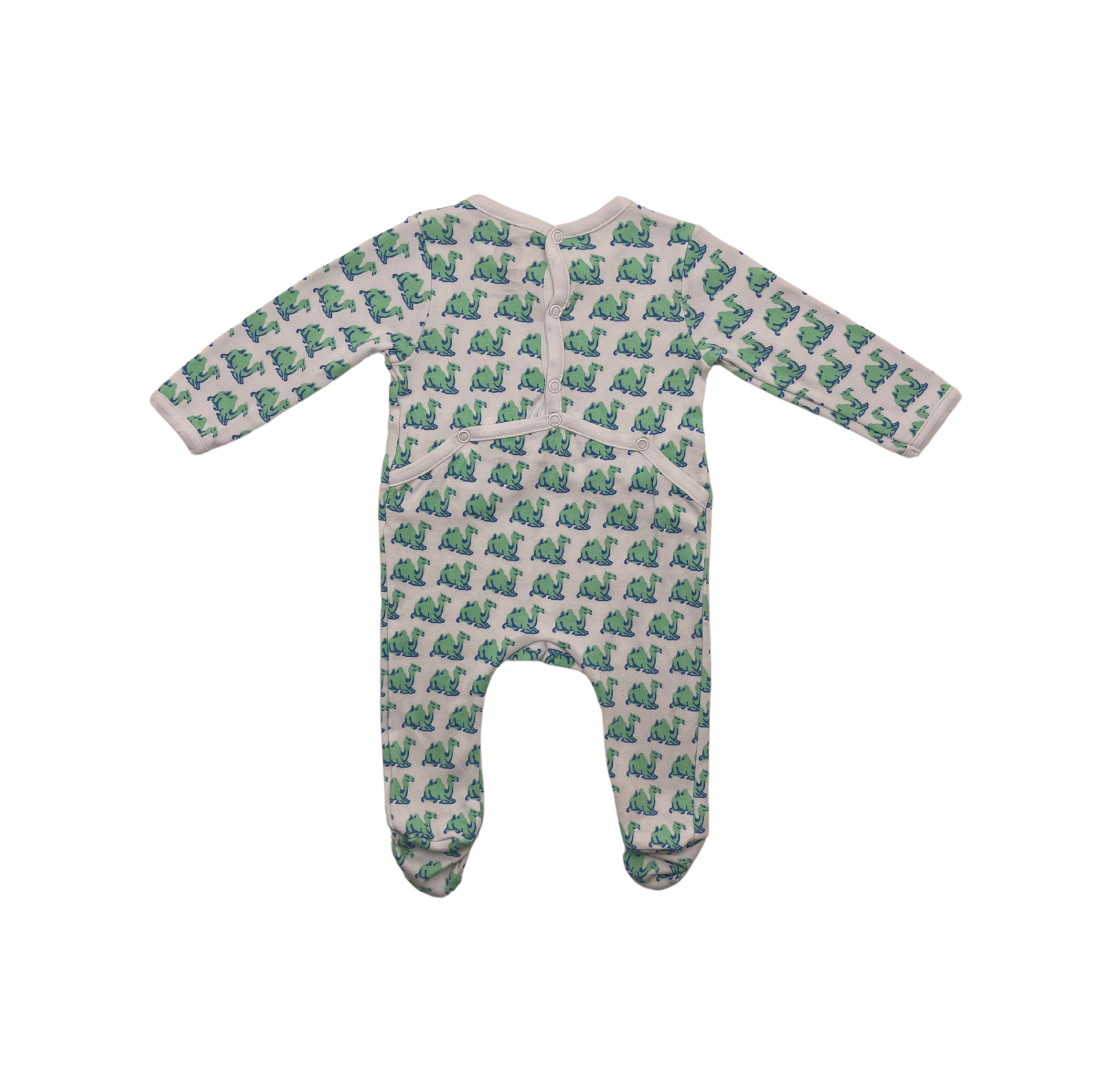 BRAI - Camel print pajamas - 3/6 months