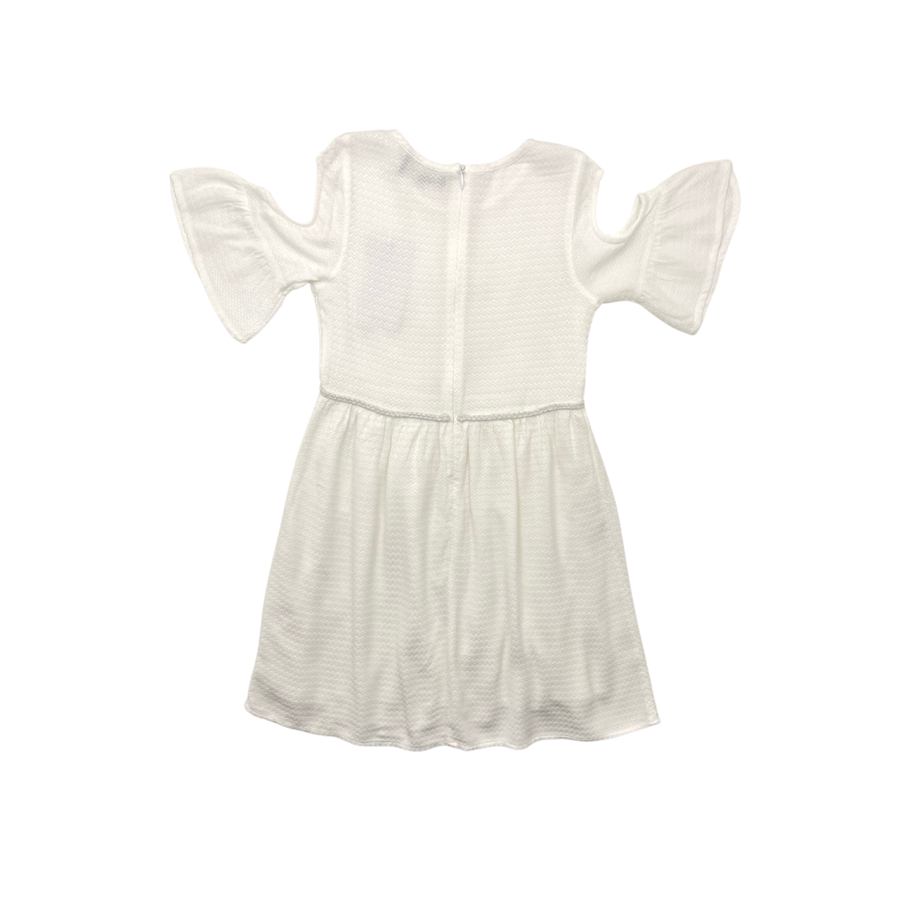 IKKS - White dress with bare shoulders - 6 years old