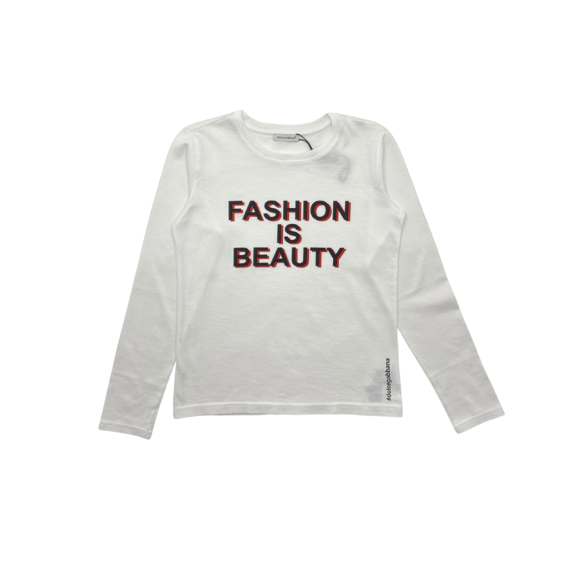 DOLCE & GABBANA - T-shirt Fashion is Beauty - 7/8 ans