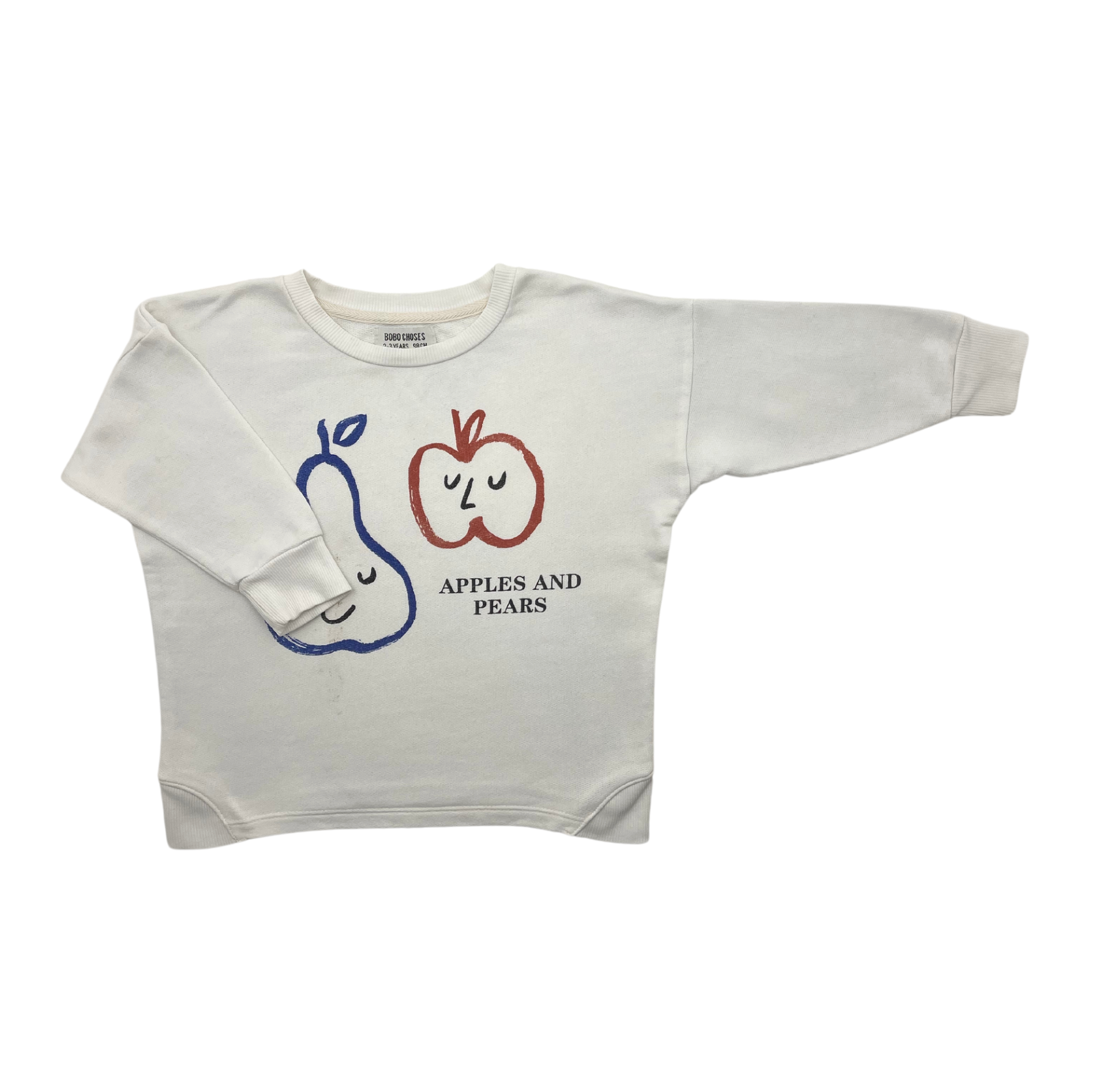 BOBO CHOSES - Sweat "apples and pears" - 2/3 ans