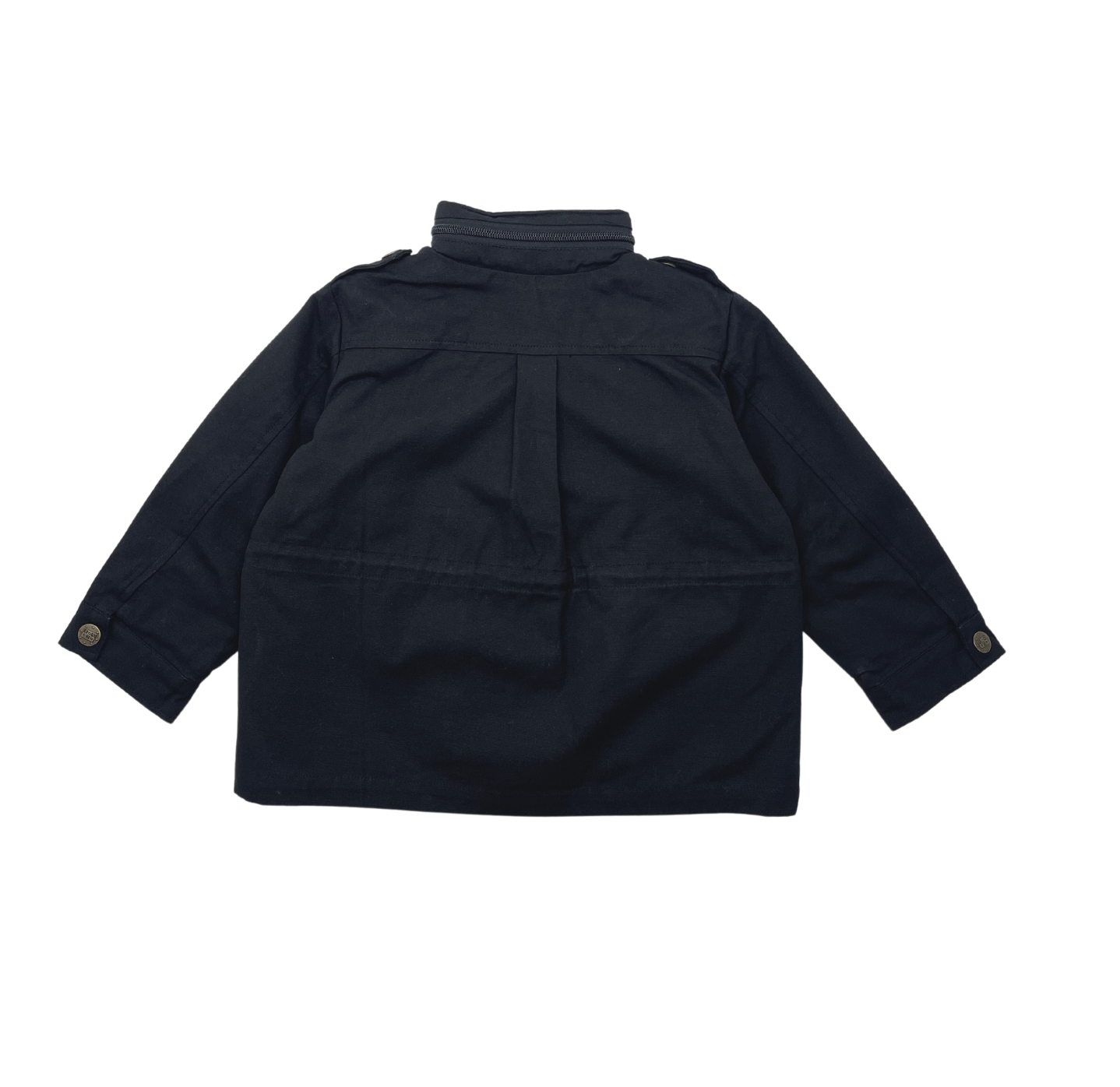 BONTON - Black jacket, removable lining, hood - 4 years old