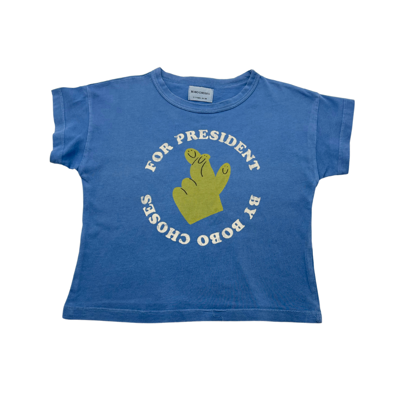 BOBO CHOSES - T-shirt "president" - 2/3 ans