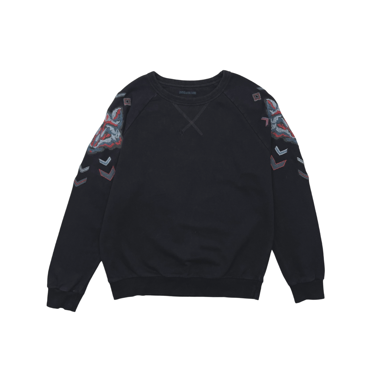 ZADIG &amp; VOLTAIRE - Sweatshirt with wolf embroidery - 10 years old