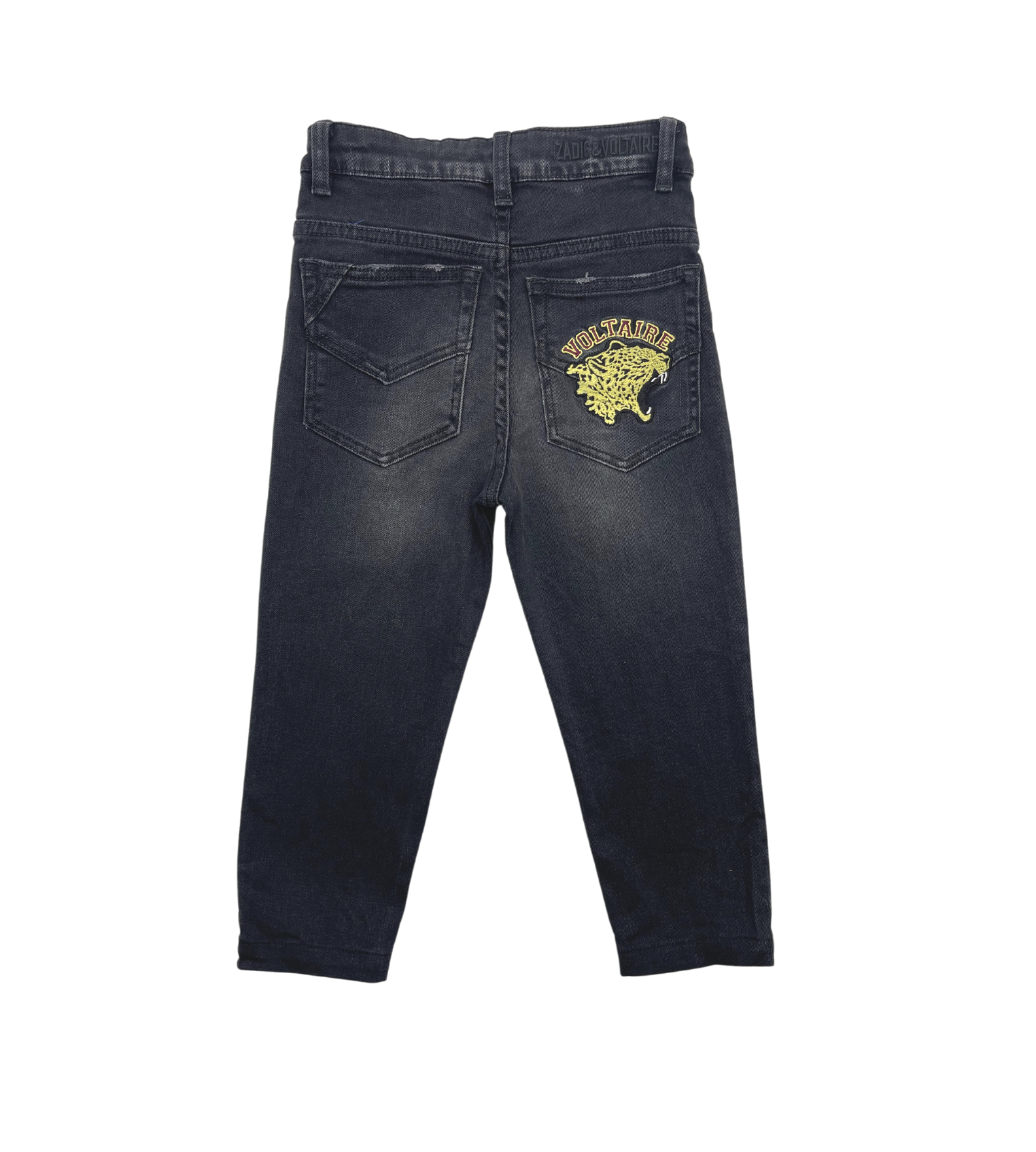 ZADIG &amp; VOLTAIRE - Tiger embroidery jeans - 8 years old