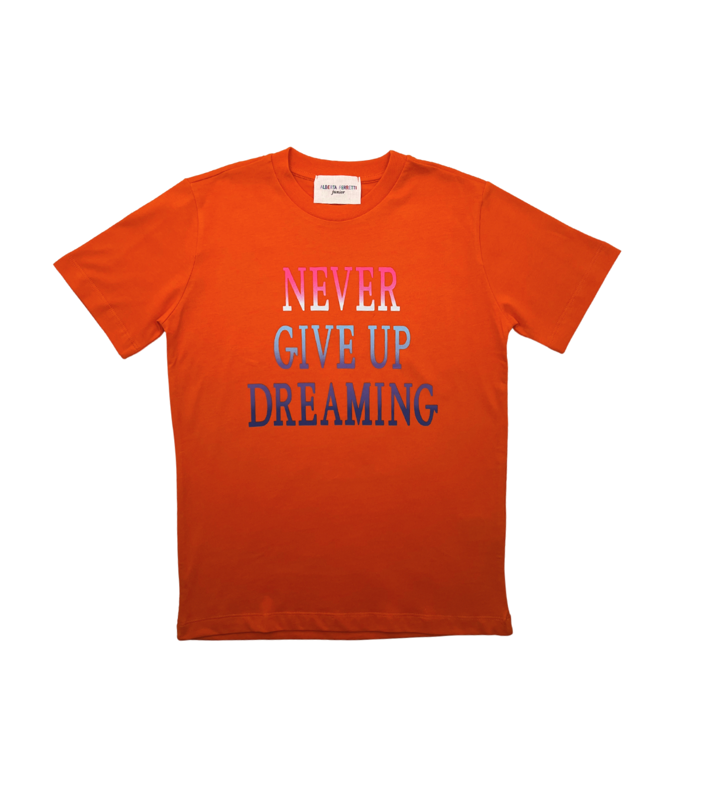 ALBERTA FERRETTI - T-shirt "never give up dreaming" - 12 ans