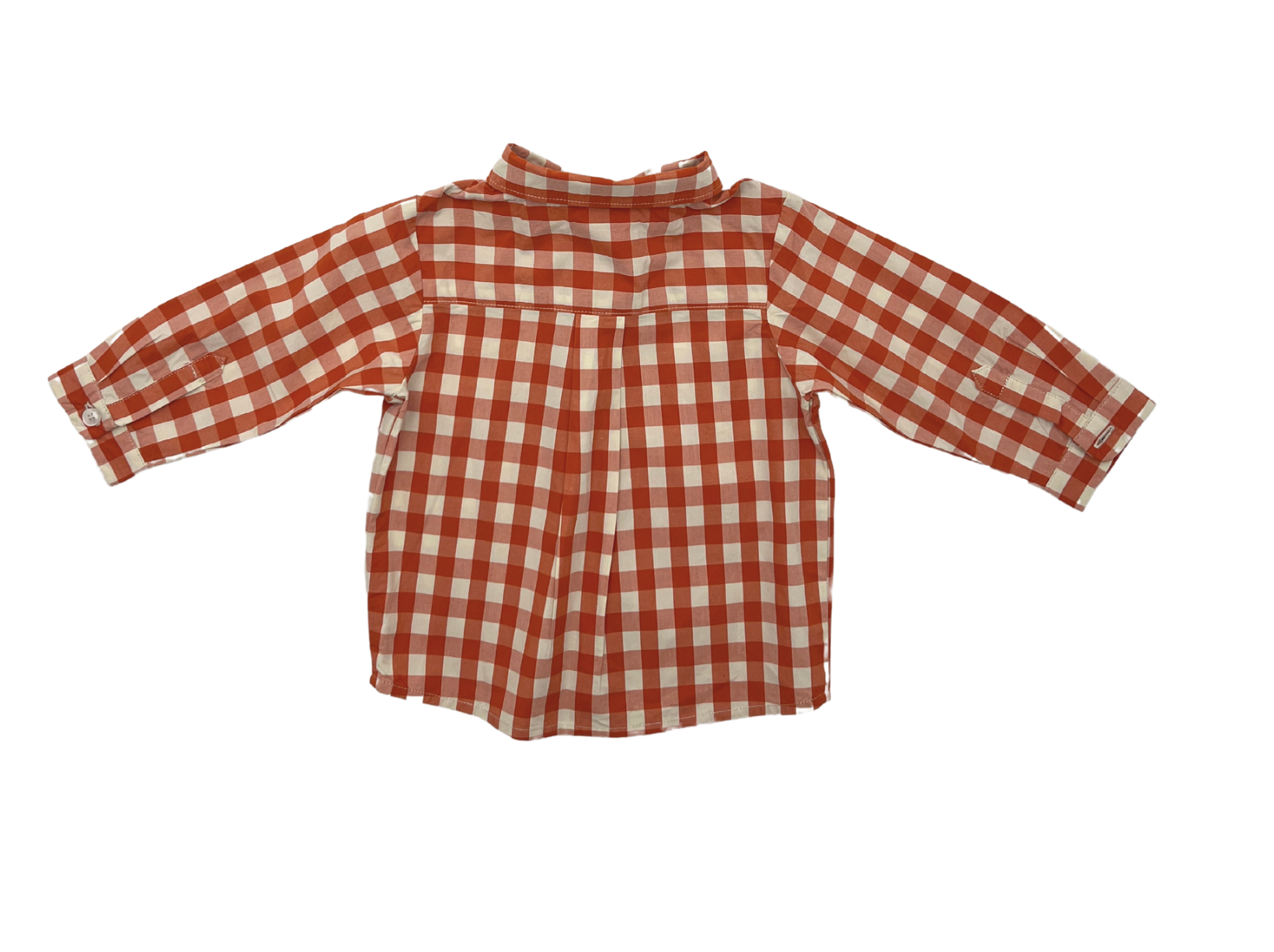 JACADI - Chemise à carreaux rouge - 6 mois