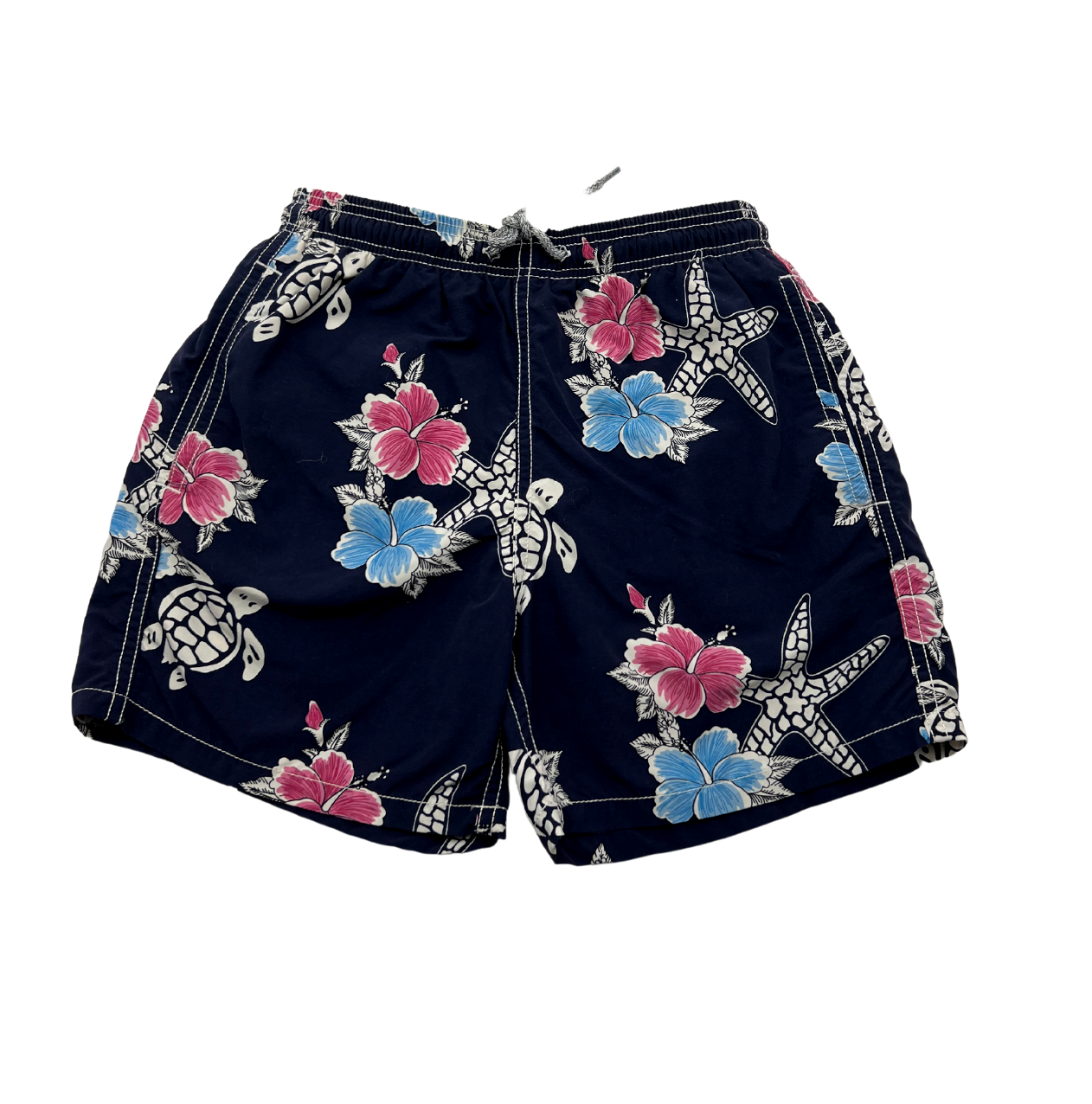 VILEBREQUIN - Flower &amp; turtle swimsuit - 10 years old
