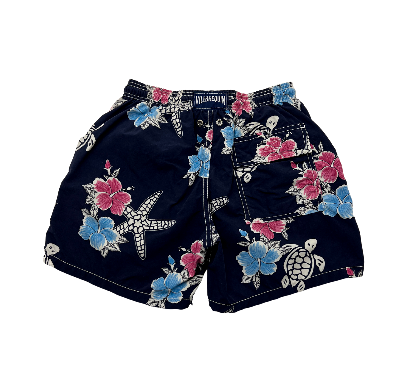 VILEBREQUIN - Flower &amp; turtle swimsuit - 10 years old