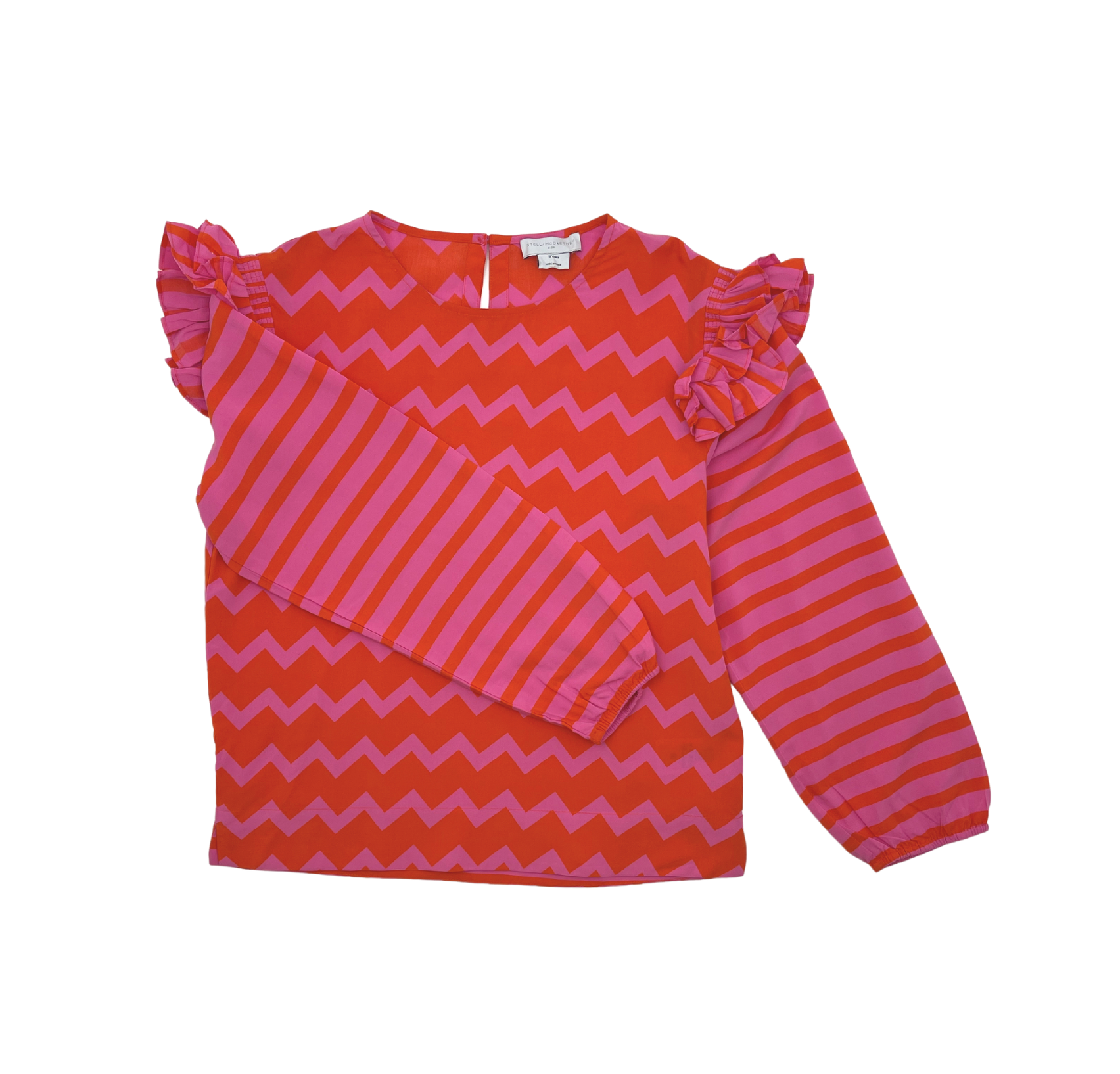 STELLA MCCARTNEY - Red &amp; pink blouse - 10 years old