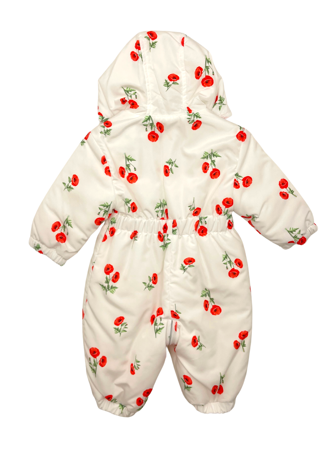 ALETTA - White floral jumpsuit - 1 month old