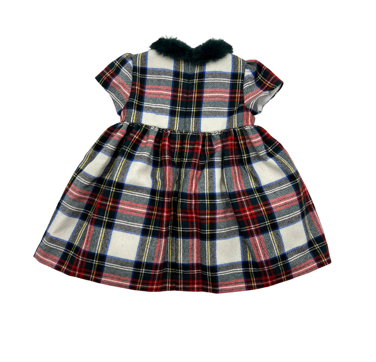 IL GUFO - Checked woolen dress - 1 year old