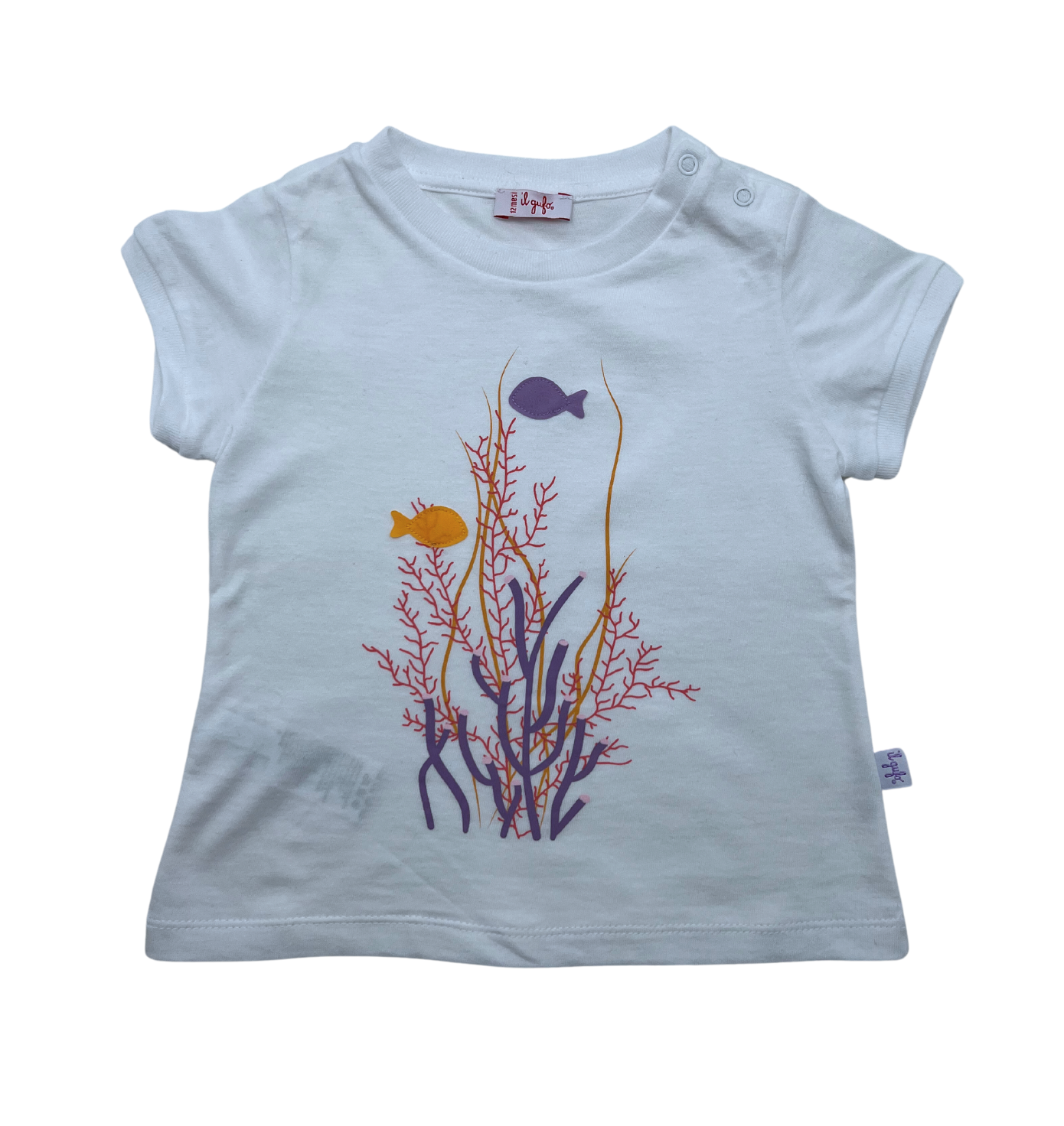 IL GUFO - Fish T-shirt - 1 year