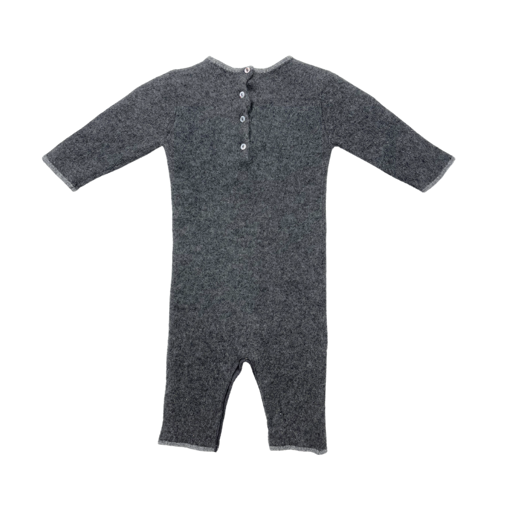 Gray cashmere jumpsuit - 3 months