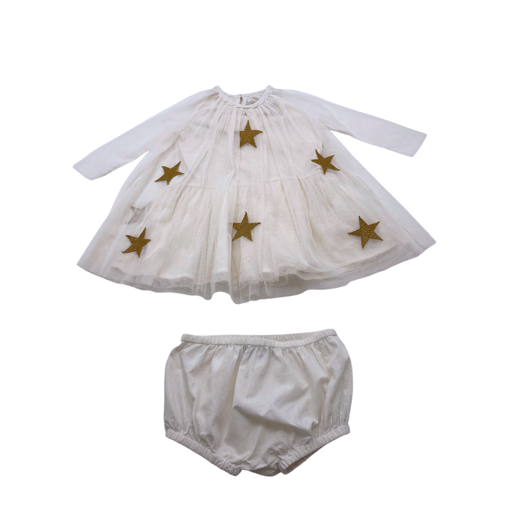 STELLA MCCARTNEY - Star dress with matching bloomers - 6 months