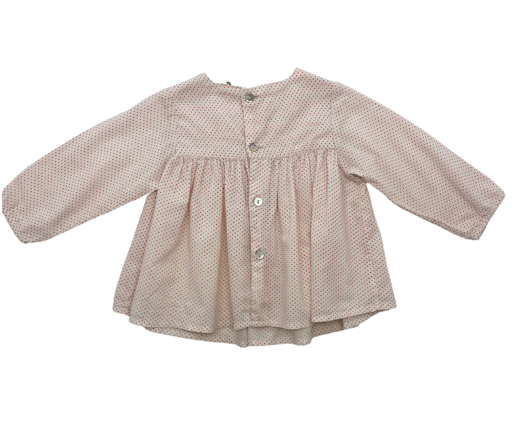 BONTON - Polka dot blouse - 1 year old