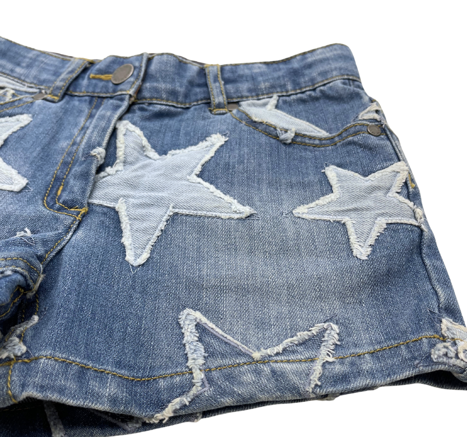 STELLA MCCARTNEY - Star denim shorts - 6 years old