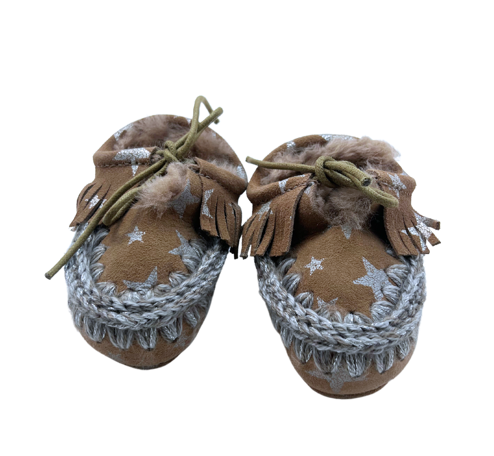Mou - Fringed fur shoes - 3 months