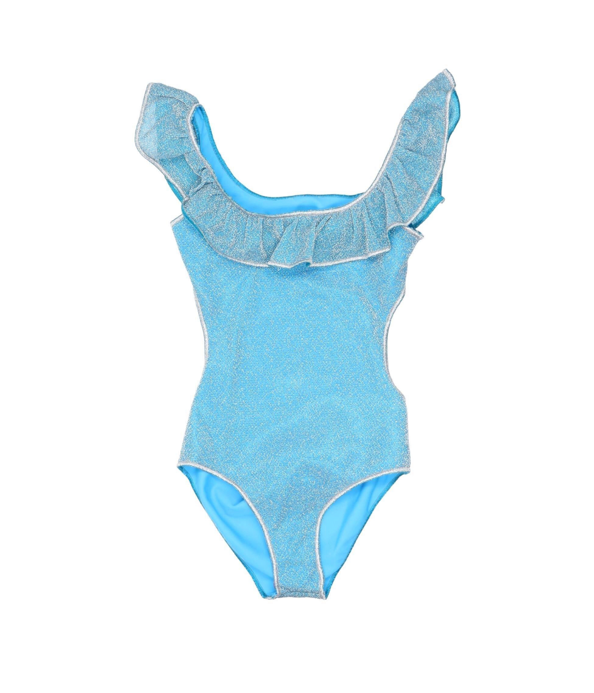 OSEREE - Blue one-piece swimsuit with sequins - 6/8 years