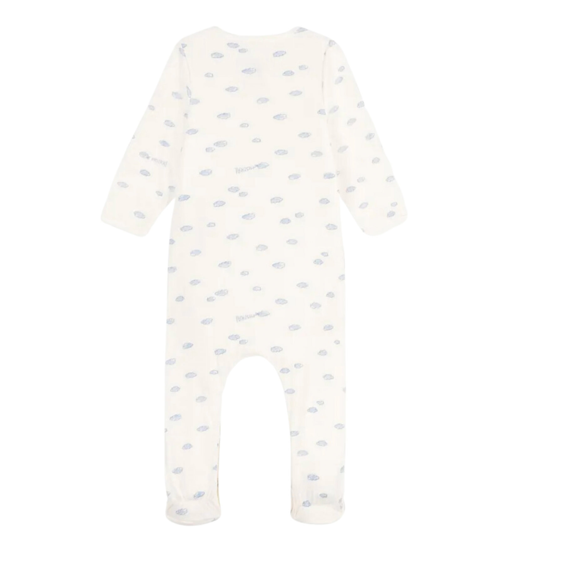 PETIT BATEAU - Cloud pajamas - 12 months