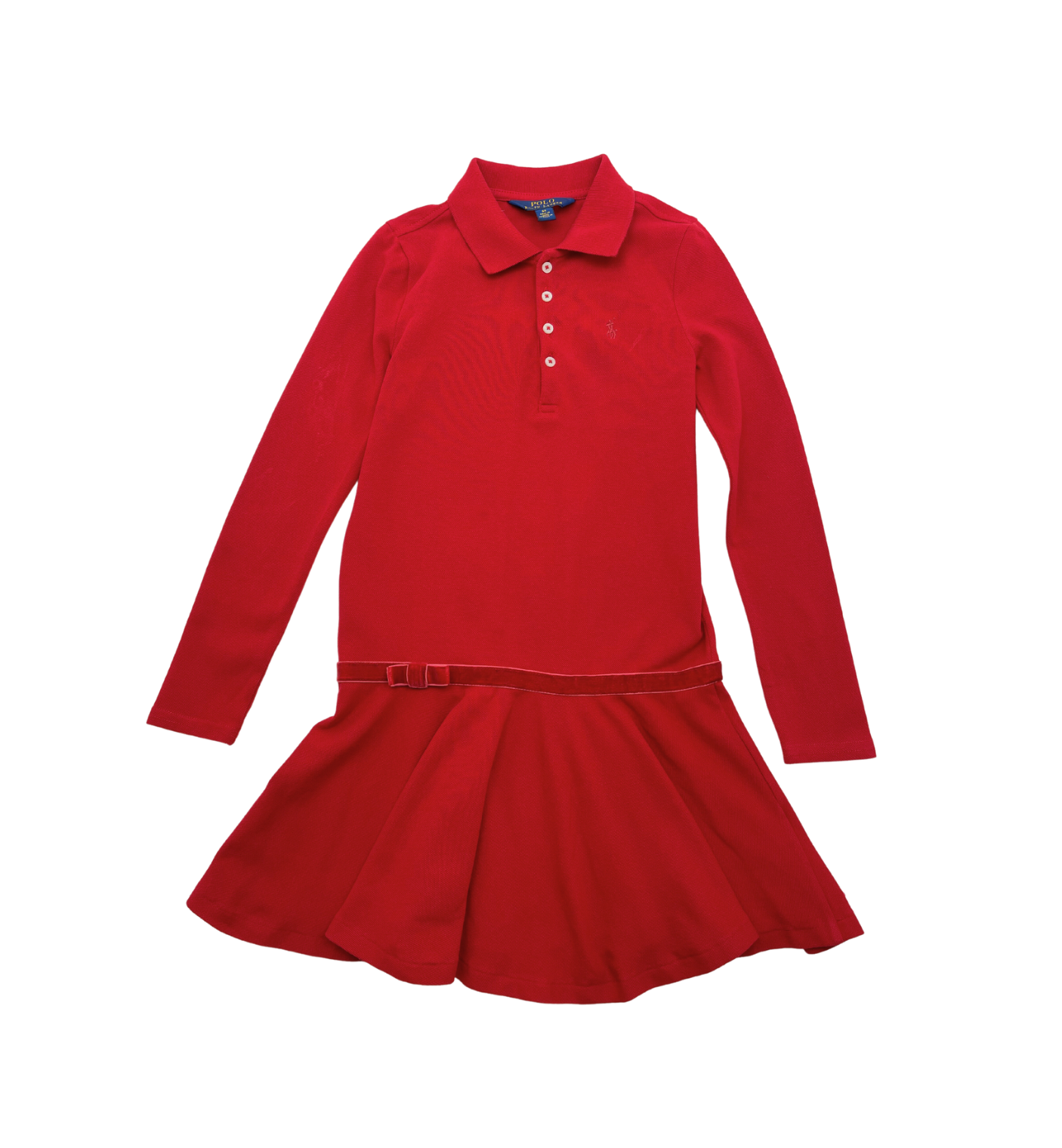 RALPH LAUREN - Robe rouge - 6 ans