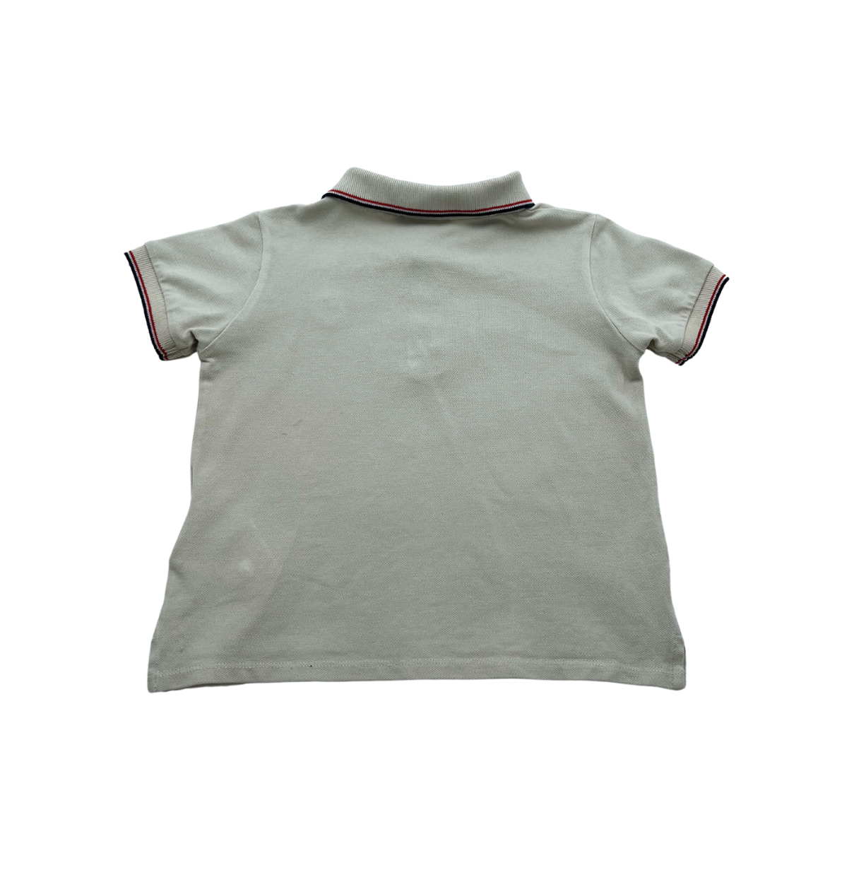 MONCLER - Beige polo shirt - 3 years