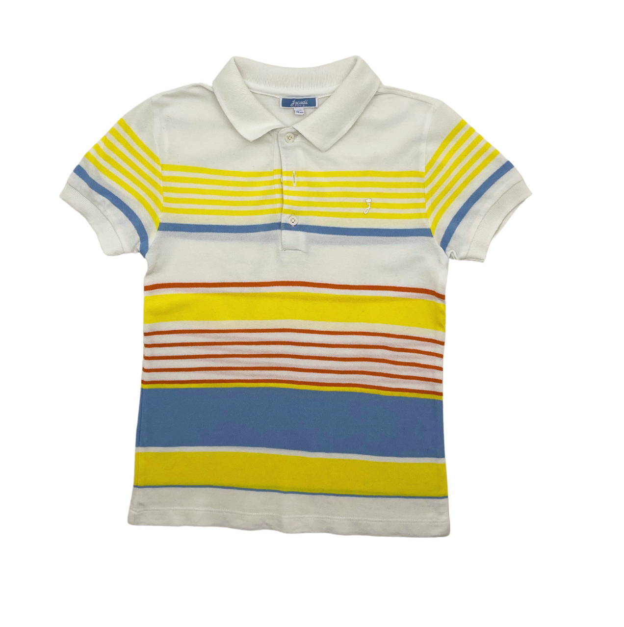 JACADI - Polo shirt with multicolored stripes - 6 years old