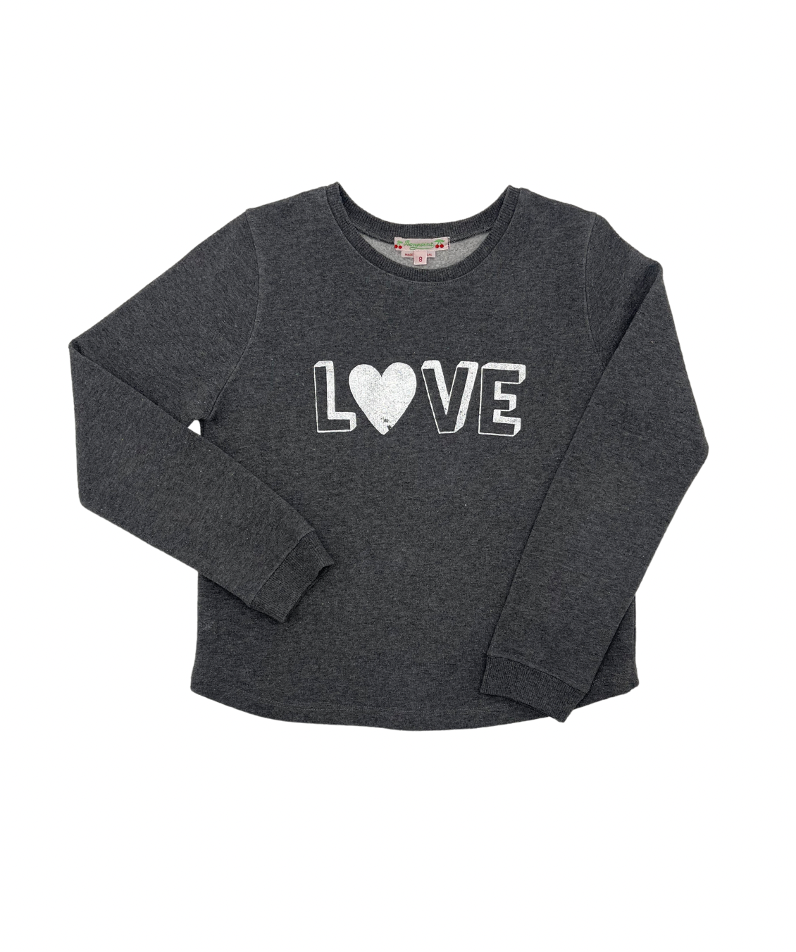 BONPOINT - Love sweatshirt - 8 years old