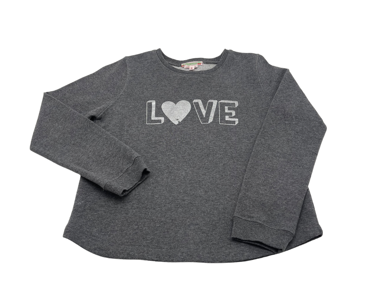 BONPOINT - Love sweatshirt - 8 years old