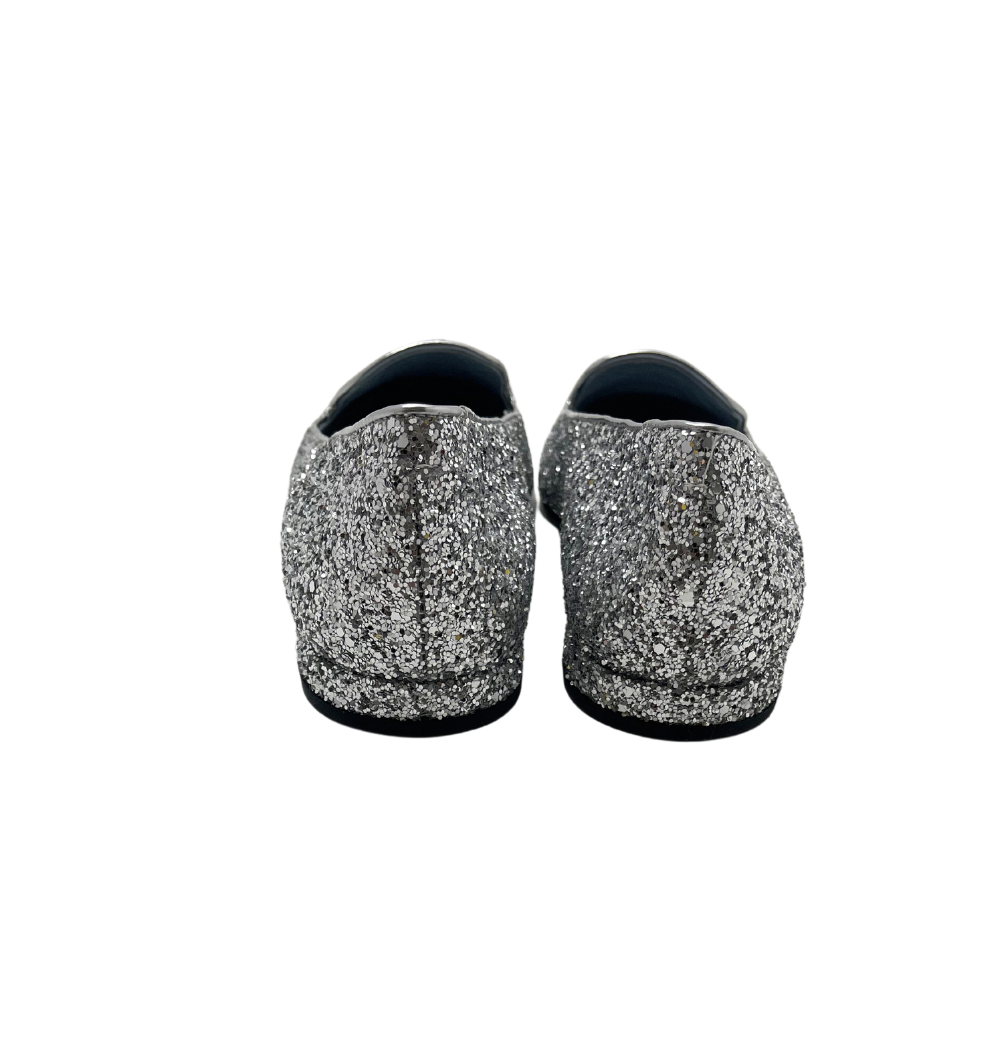 CHIARA FERRAGNI - Silver loafers - 35